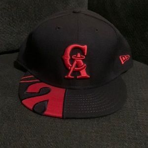 Authentic new era California angels fitted baseball cap size 8
